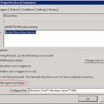 Why my scheduled task completes with return code 2