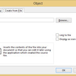 Word Tip: Insert A File in A Word Document